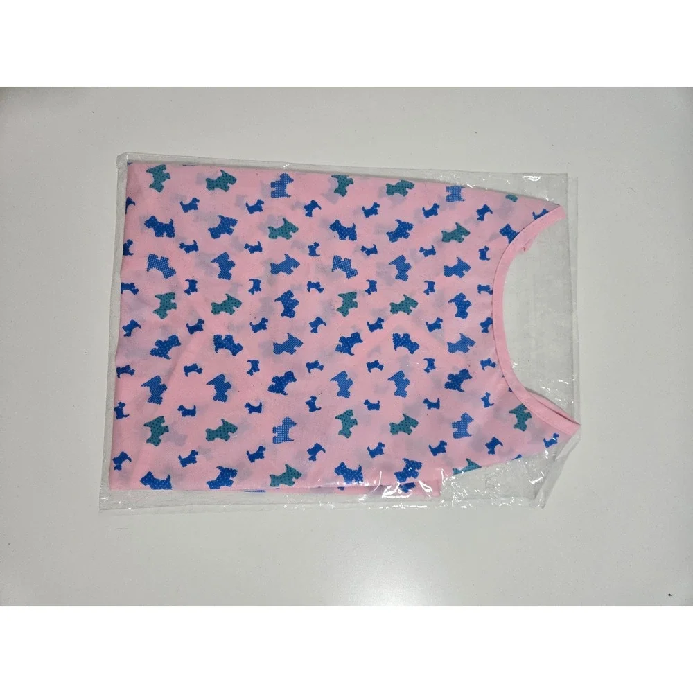 Plie Little Kids Waterproof Art Smock in Pink Puppy‎ - Size Medium (3-4 Years)
